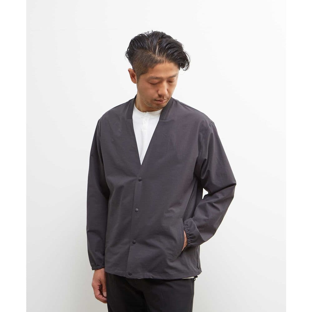 ノーカラージャケット 和みリネンノーカラージャケット