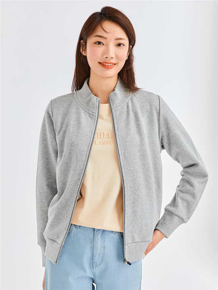 ノーカラージャケット シンプル上質リネンノーカラージャケット