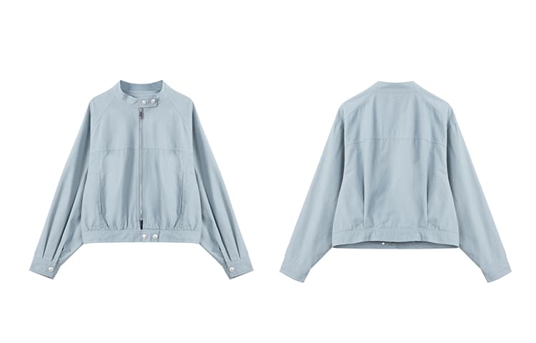 ノーカラージャケット 洗練リネンノーカラージャケット